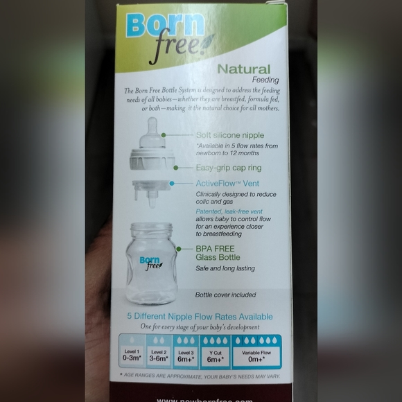 Glass baby bottles - Picture 2 of 3